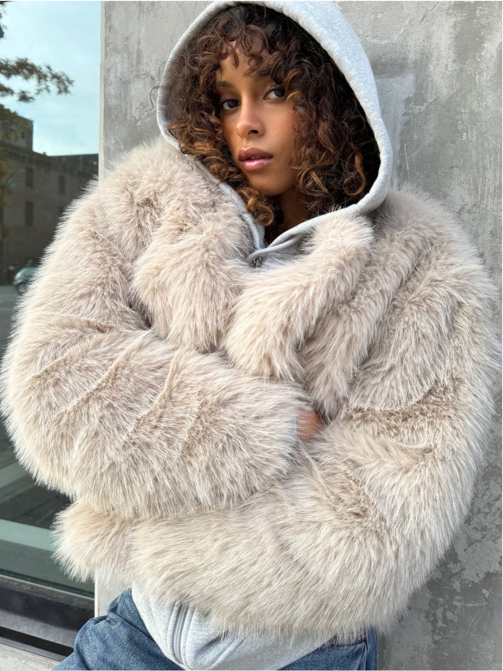 OAK + FORT fuzzy Jacket